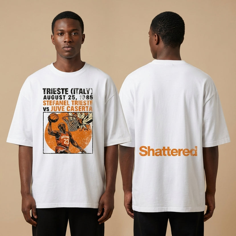 Legendary Branding Shattered Backboard Oversized T-shirt - Legendary Branding