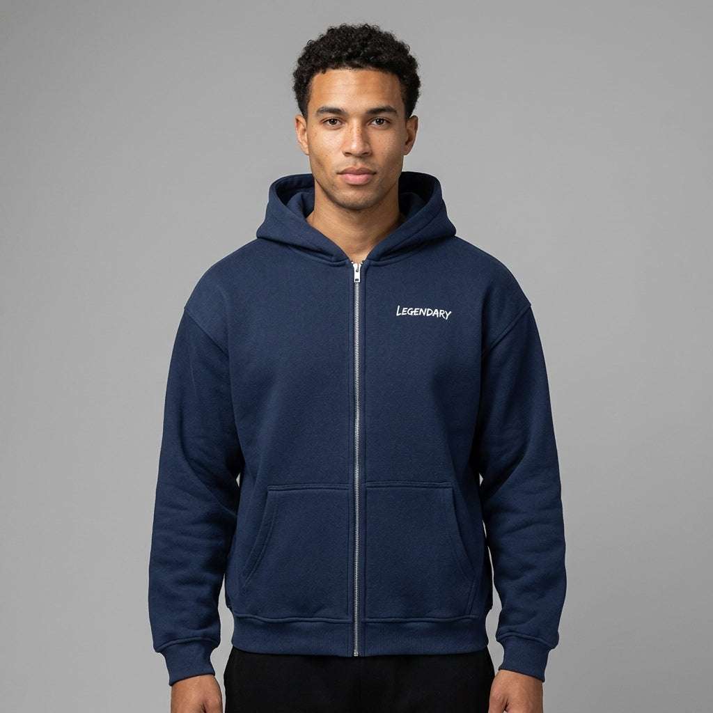 Legendary Branding Fleece Zip-Up | 380GSM