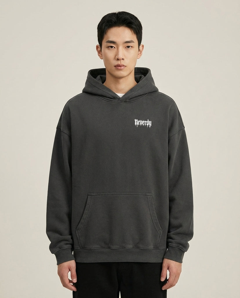 Neverdy (Never Die) No Story Boxy Hoodie - Legendary Branding
