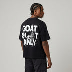 GOAT Sh*t Only Oversized Waist Cropped T-shirt - Legendary Branding