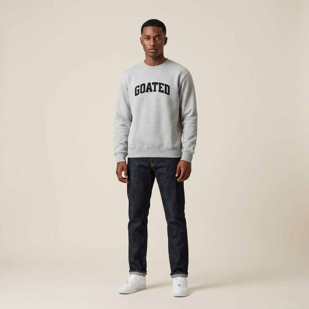 GOATED Heavyweight Embroidered Sweatshirt