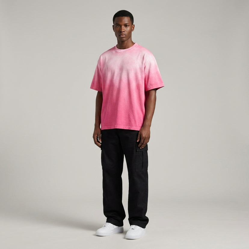 Blank Washed Gradient GOAT T-Shirt - Legendary Branding