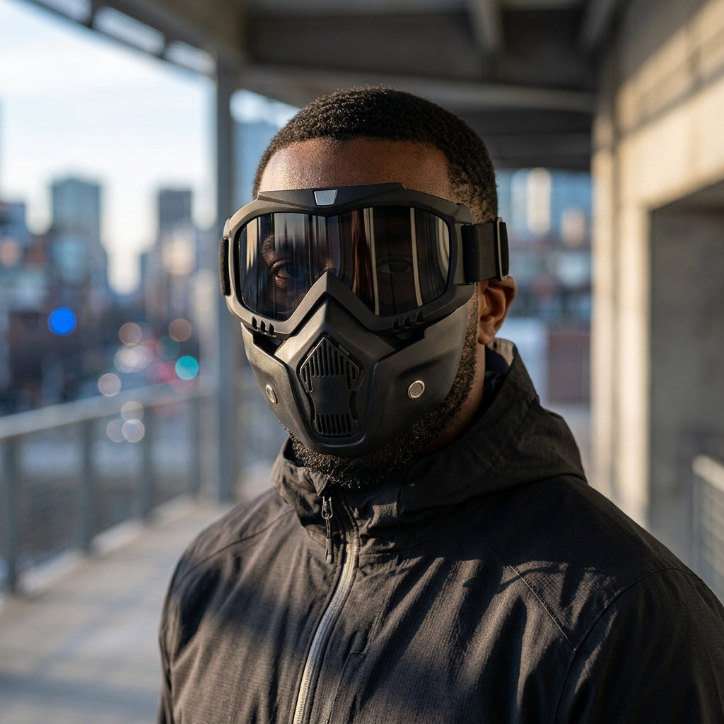Dustproof Motocross Goggles | Adjustable Full Face Off‑Road Mask