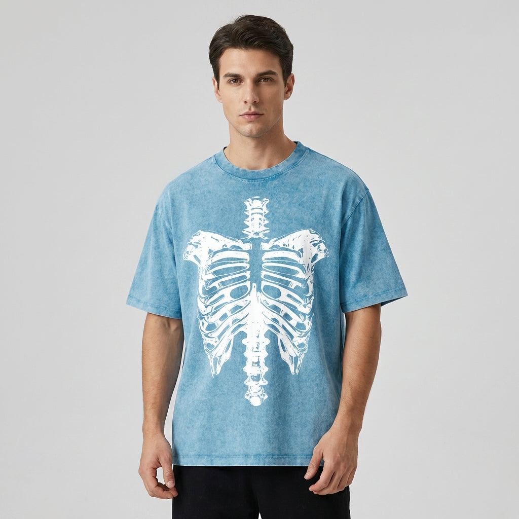 Neverdy (Never Die) Ribs Oversized T-Shirt