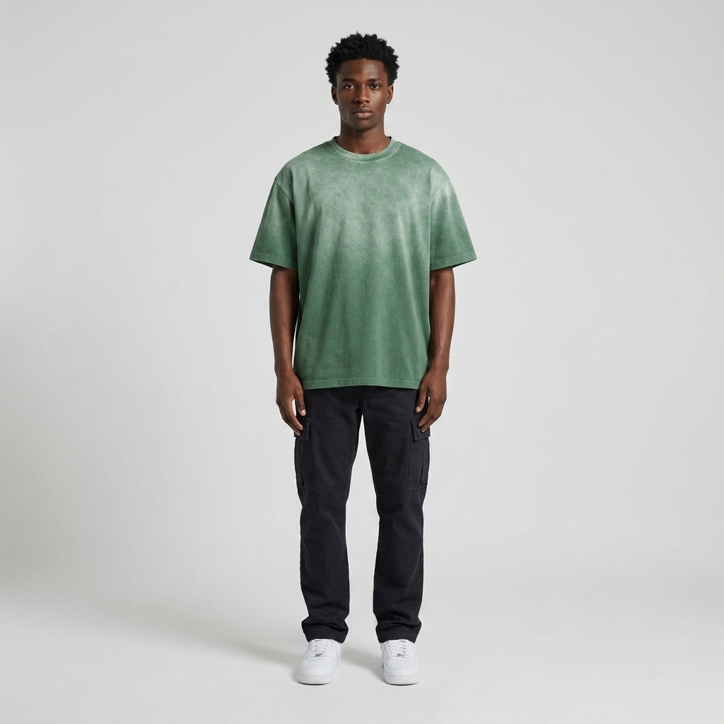 Blank Washed Gradient GOAT T-Shirt - Legendary Branding