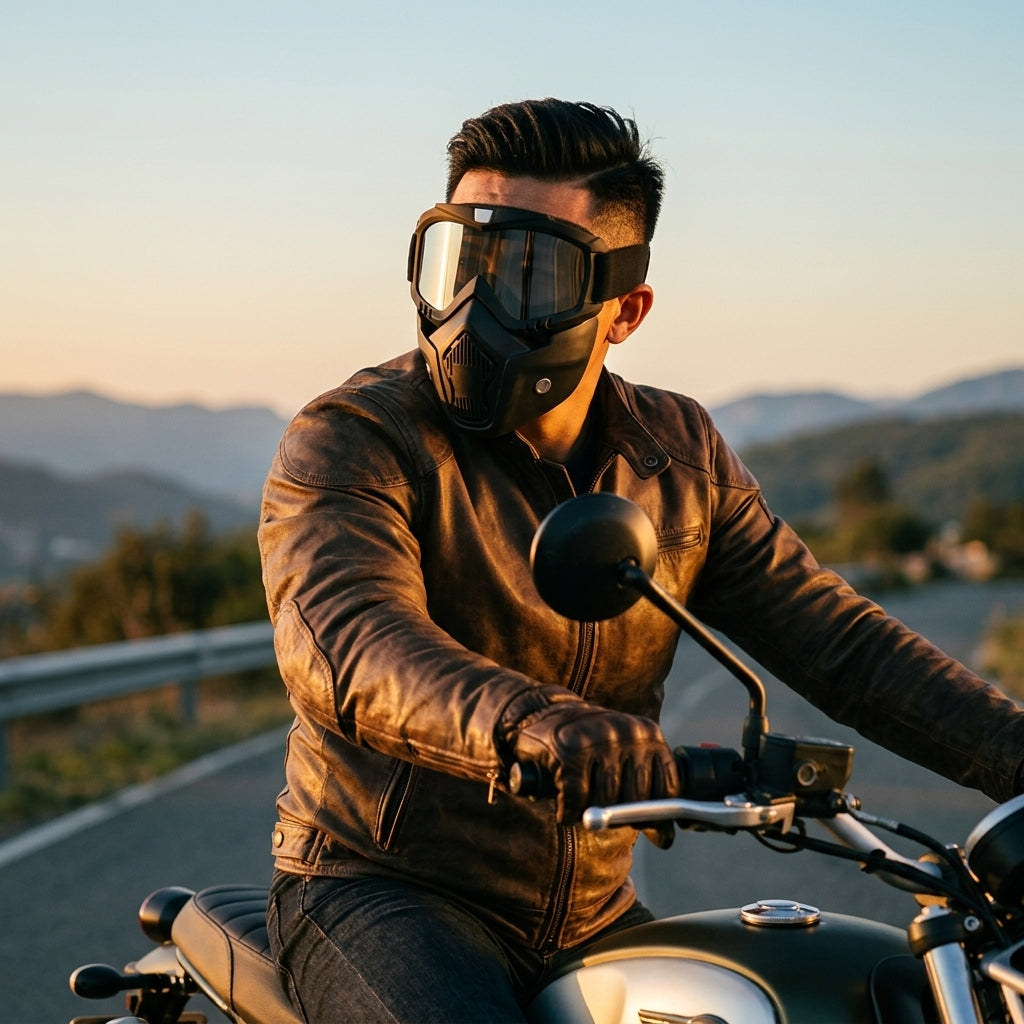 Dustproof Motocross Goggles | Adjustable Full Face Off‑Road Mask