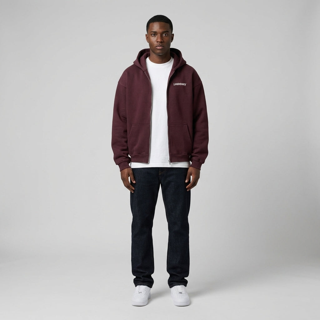 Legendary Branding Fleece Zip-up - Legendary Branding