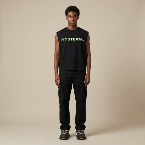 Hysteria Cropped Boxy Tank Top - Legendary Branding