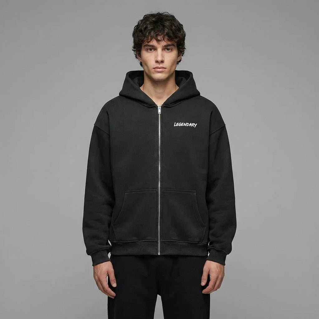 Legendary Branding Fleece Zip-up - Legendary Branding