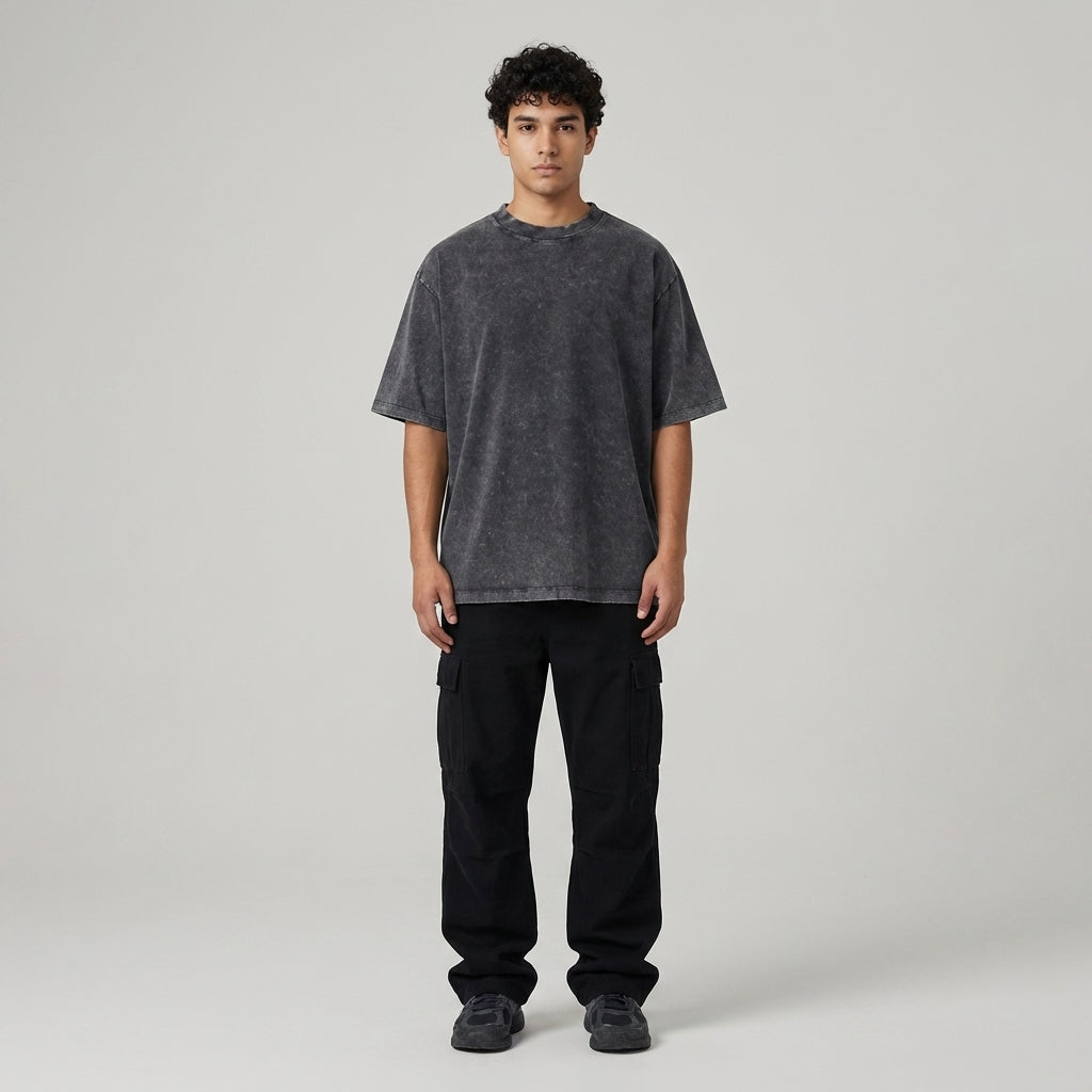 Blank Snow Wash GOAT T-Shirt