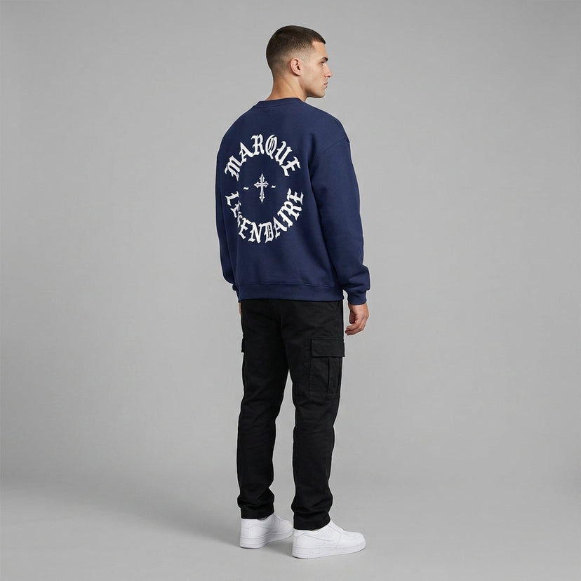 Marque Légendaire Cross Heavyweight Fleece Crewneck Sweatshirt | 380GSM