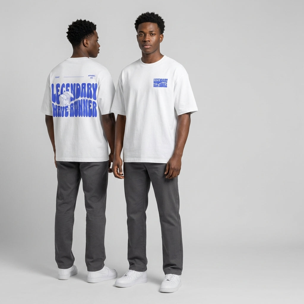 Wave Runner Boxy T-Shirt - Legendary Branding