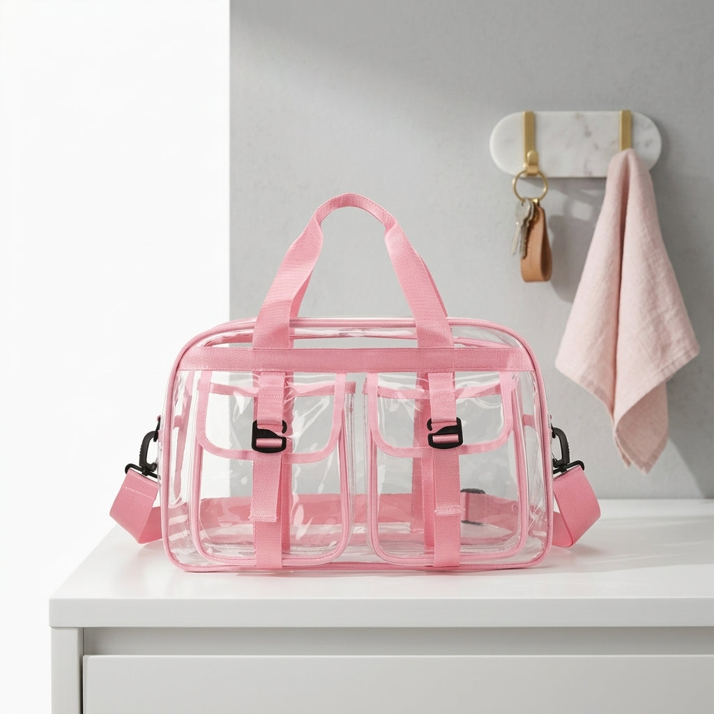 Large Capacity Clear PVC Stadium Travel Bag
