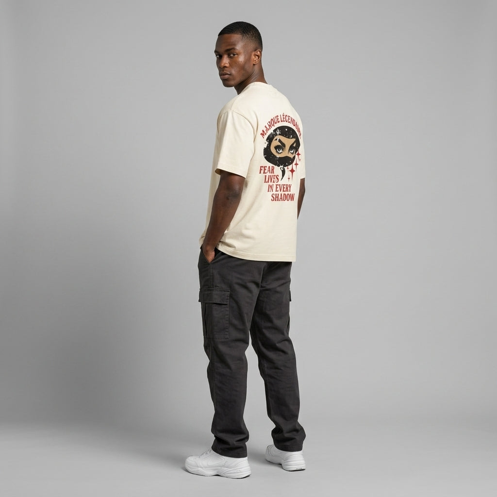 Marque Légendaire SHADOW FEAR Unisex Oversized T-Shirt | 300GSM