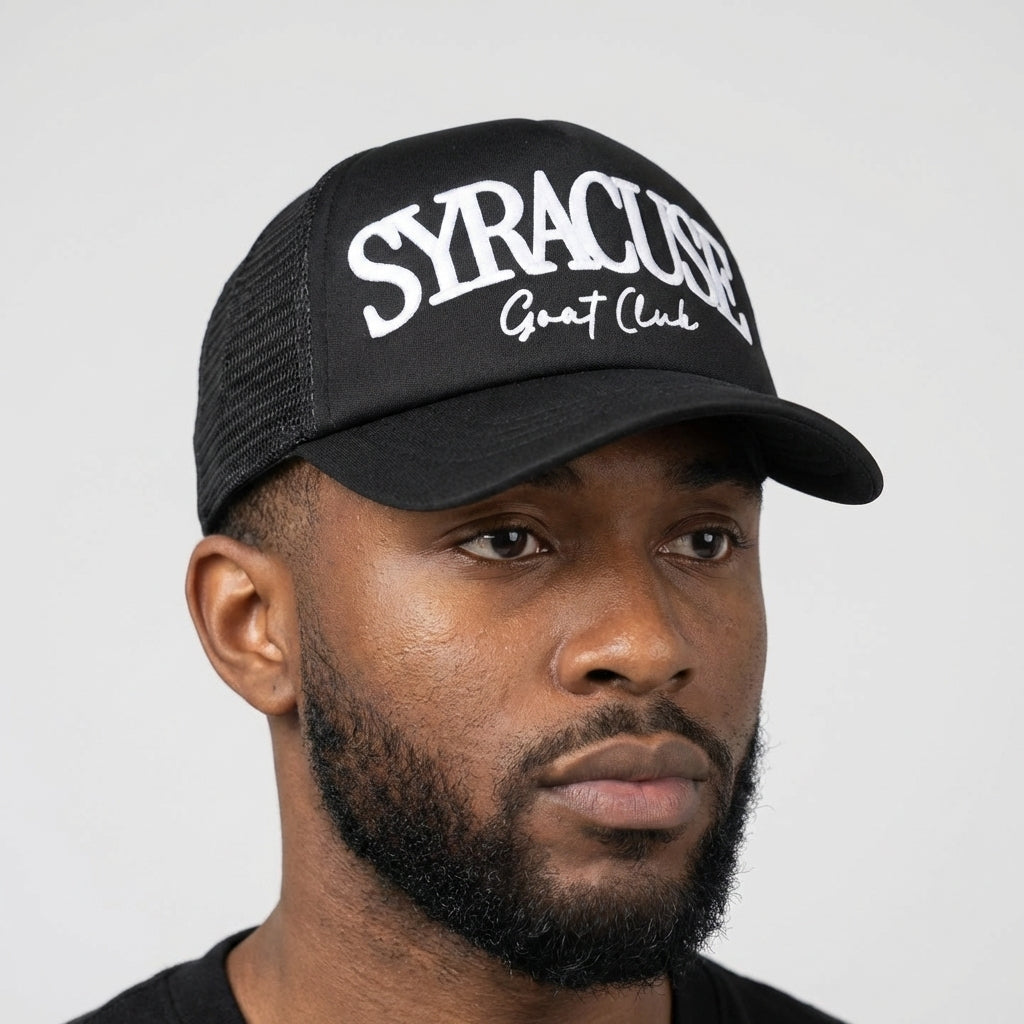 GOAT Club Syracuse Trucker Hat - Legendary Branding