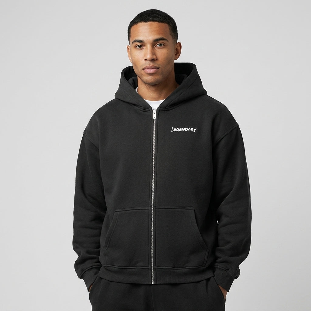 Legendary Branding Fleece Zip-Up | 380GSM