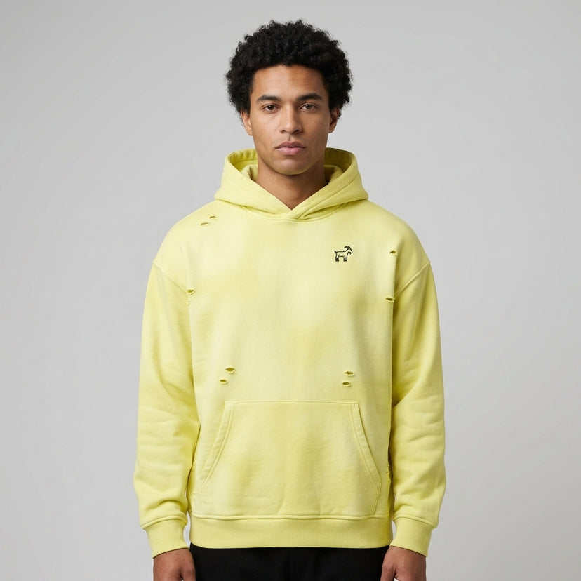 Marque Légendaire Frayed Fleece Hoodie | 350GSM Unisex