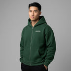 Legendary Branding Fleece Zip-Up | 380GSM — Apparel & Accessories > Clothing > Activewear > Hoodies Detail View 8 | Legendary Branding