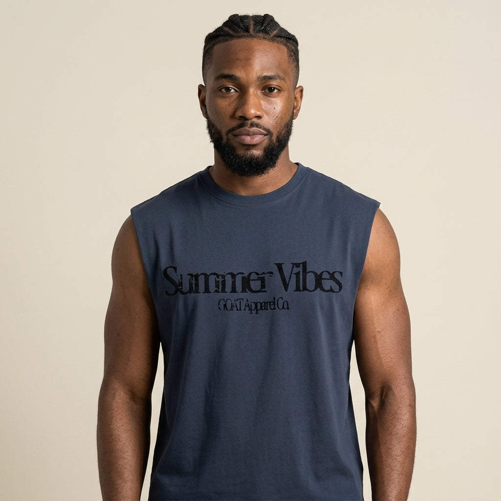 Summer Vibes Boxy Tank Top