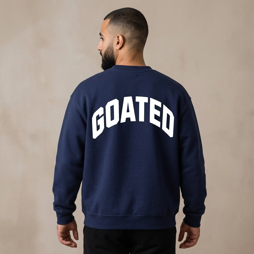 GOATED Heavyweight Fleece Crewneck Sweatshirt | 380GSM