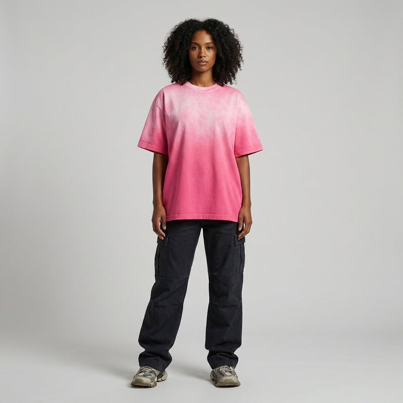 Blank Washed Gradient GOAT T-Shirt - Legendary Branding