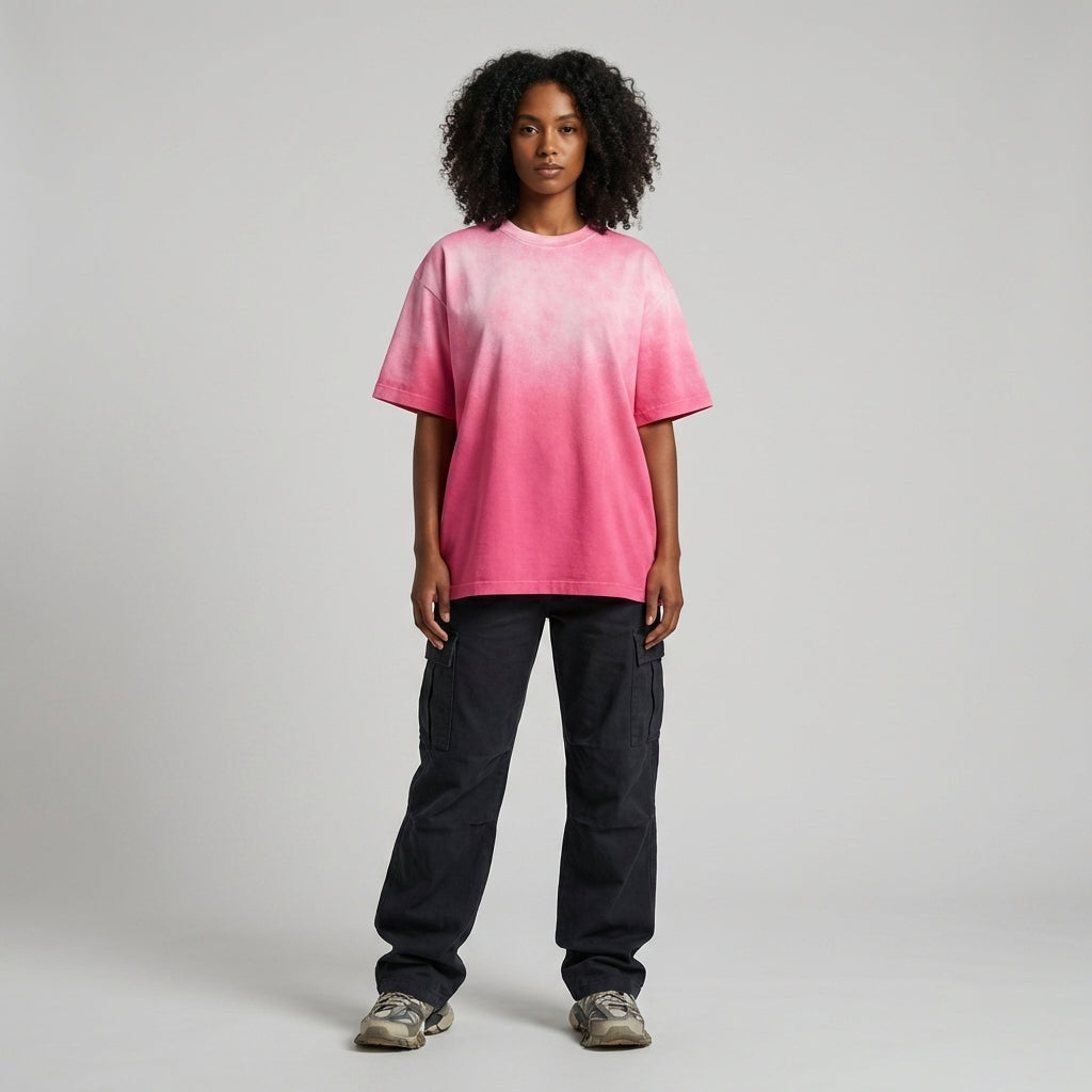 Blank Washed Gradient GOAT T-Shirt - Legendary Branding