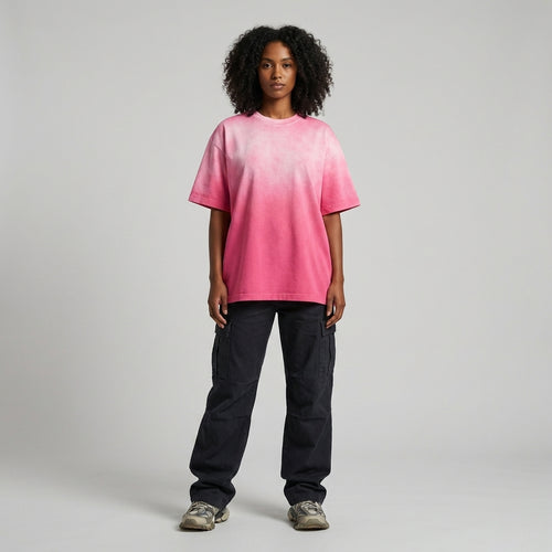 Blank Washed Gradient GOAT T-Shirt - Legendary Branding