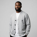 Marque Légendaire Essential Heavyweight Sweater Cardigan | 450GSM — Apparel & Accessories > Clothing > Outerwear Detail View 4 | Legendary Branding