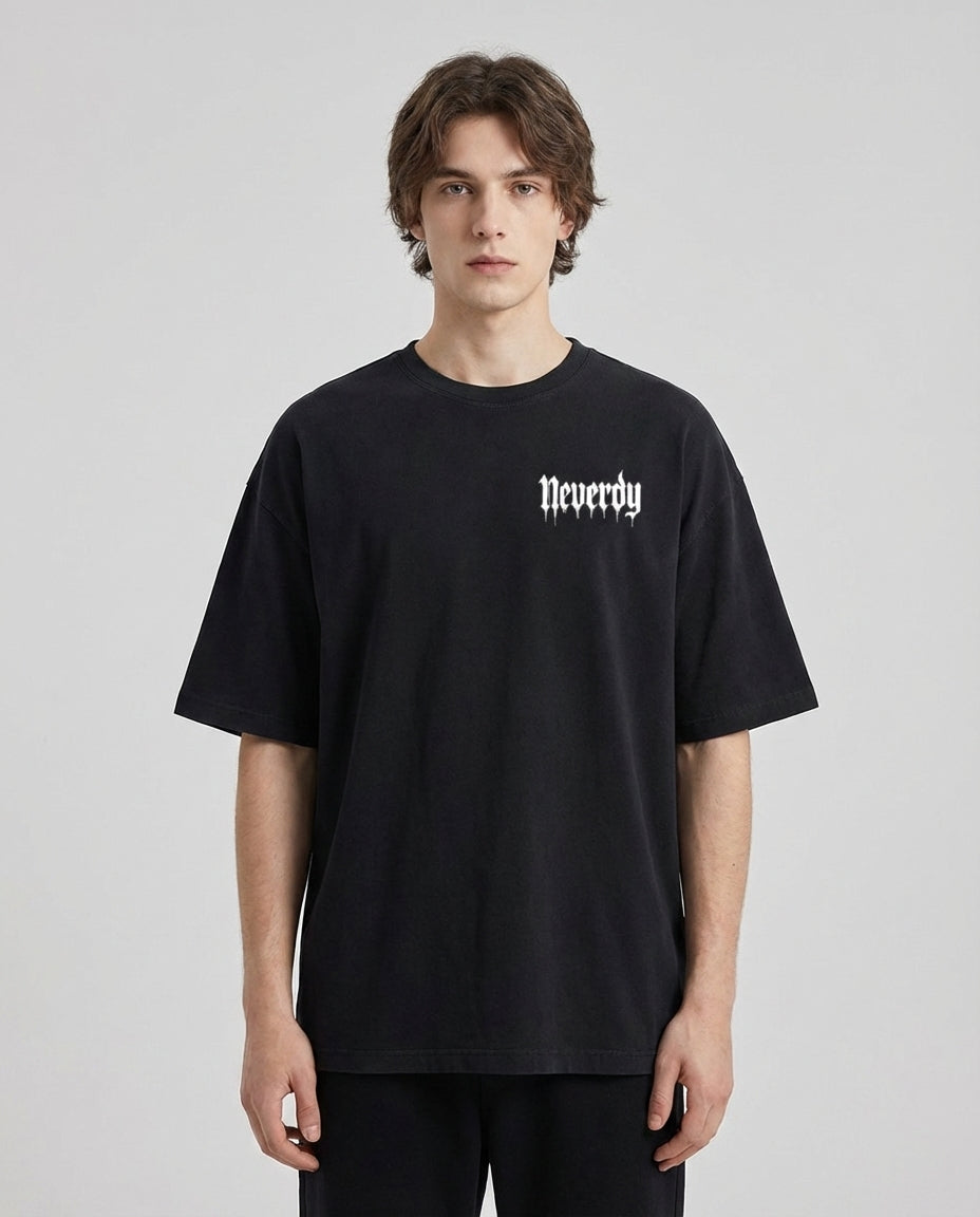 Neverdy (Never Die) Oversized T-shirt - Legendary Branding
