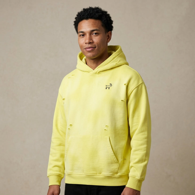 Marque Légendaire Frayed Fleece Hoodie | 350GSM Unisex