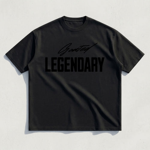 GOATED Legendary Loose-Fit T-Shirt | 190GSM — Apparel & Accessories > Clothing > Shirts & Tops | Legendary Branding