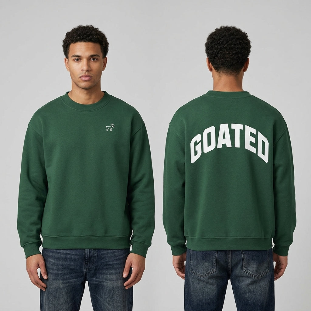 GOATED Heavyweight Fleece Crewneck Sweatshirt | 380GSM