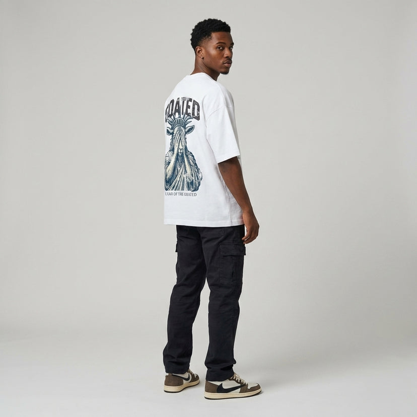 Land of the GOATED Oversized T-shirt - Legendary Branding