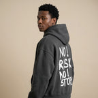 Neverdy No Risk No Story Boxy Hoodie | 400GSM