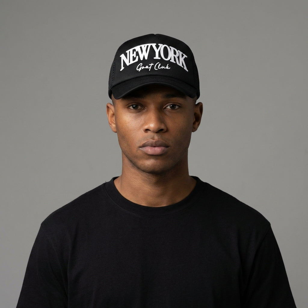 GOAT Club New York Trucker Hat - Legendary Branding
