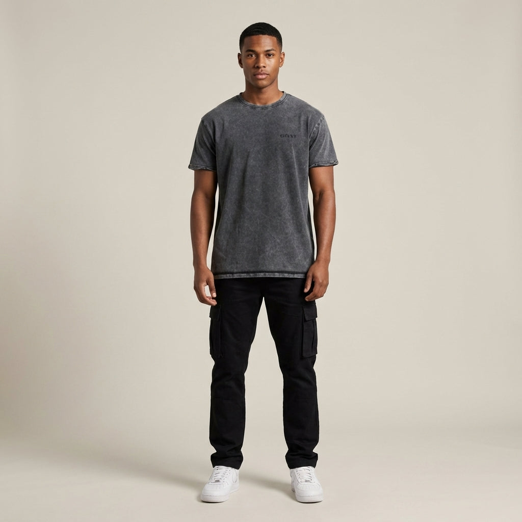 T-shirt en jean GOAT – T-shirt en coton léger, coupe streetwear douce au toucher, marque légendaire® Essential 