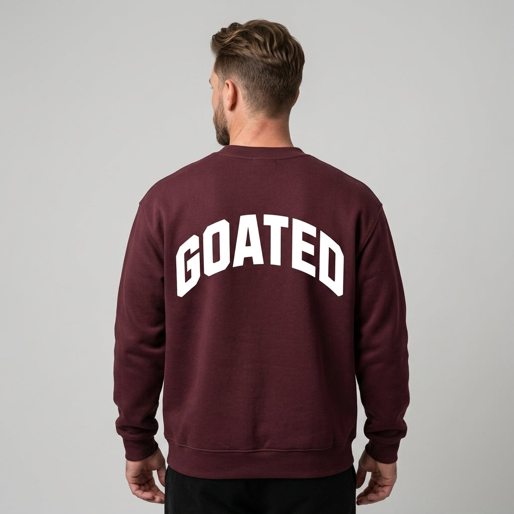 GOATED Heavyweight Fleece Crewneck Sweatshirt | 380GSM