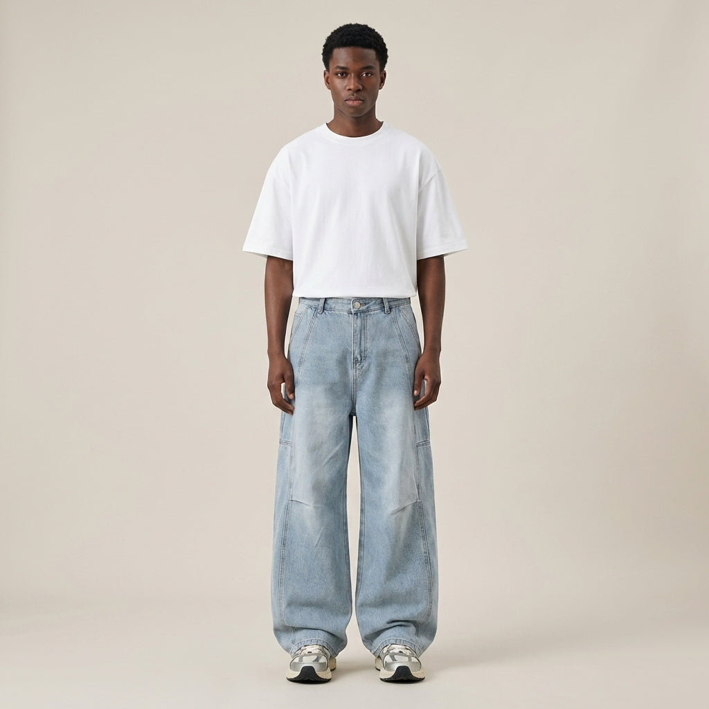 Y2K Baggy Jeans - Legendary Branding
