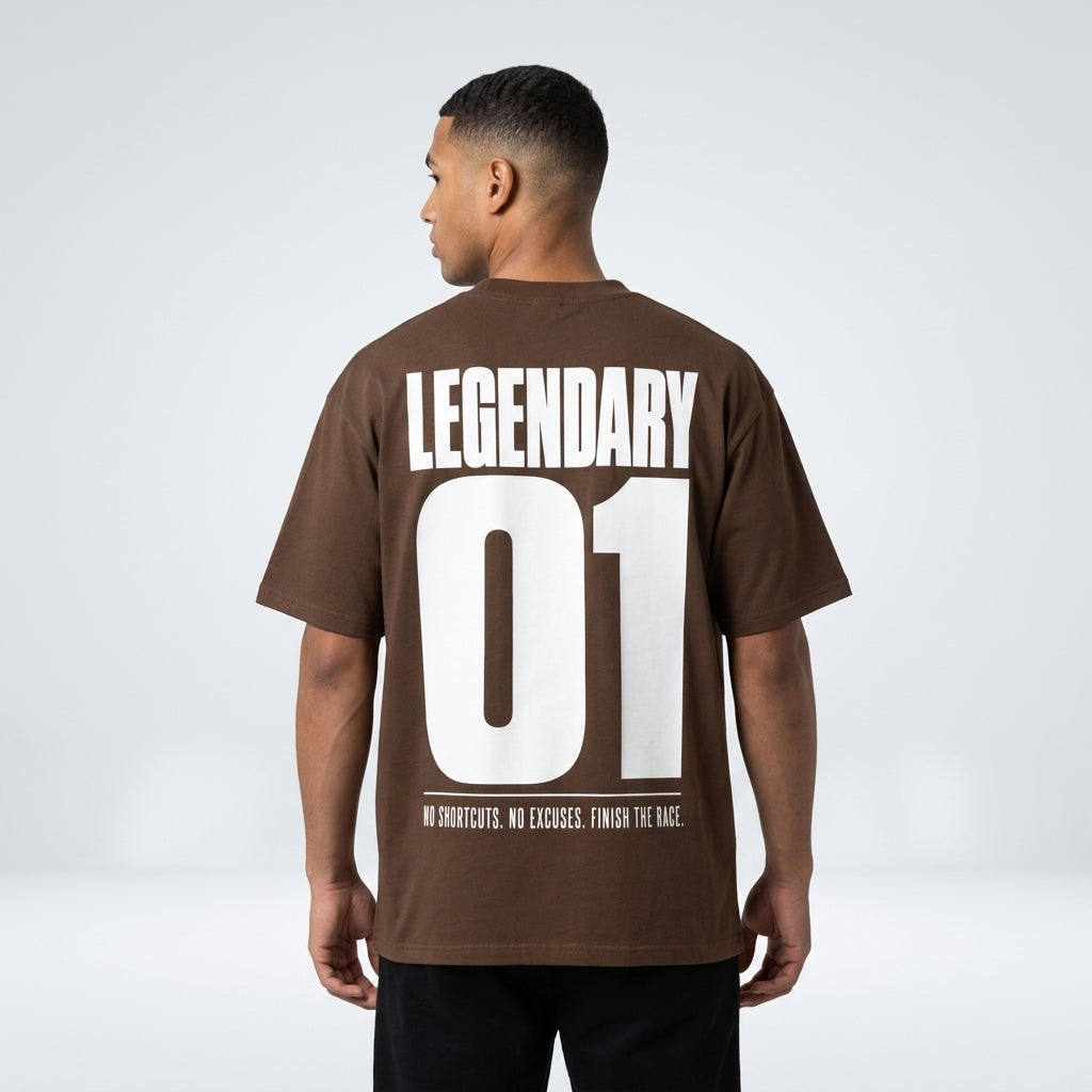 Legendary 01 Boxy T-Shirt | 280GSM — Apparel & Accessories > Clothing > Shirts & Tops Detail View 12 | Legendary Branding