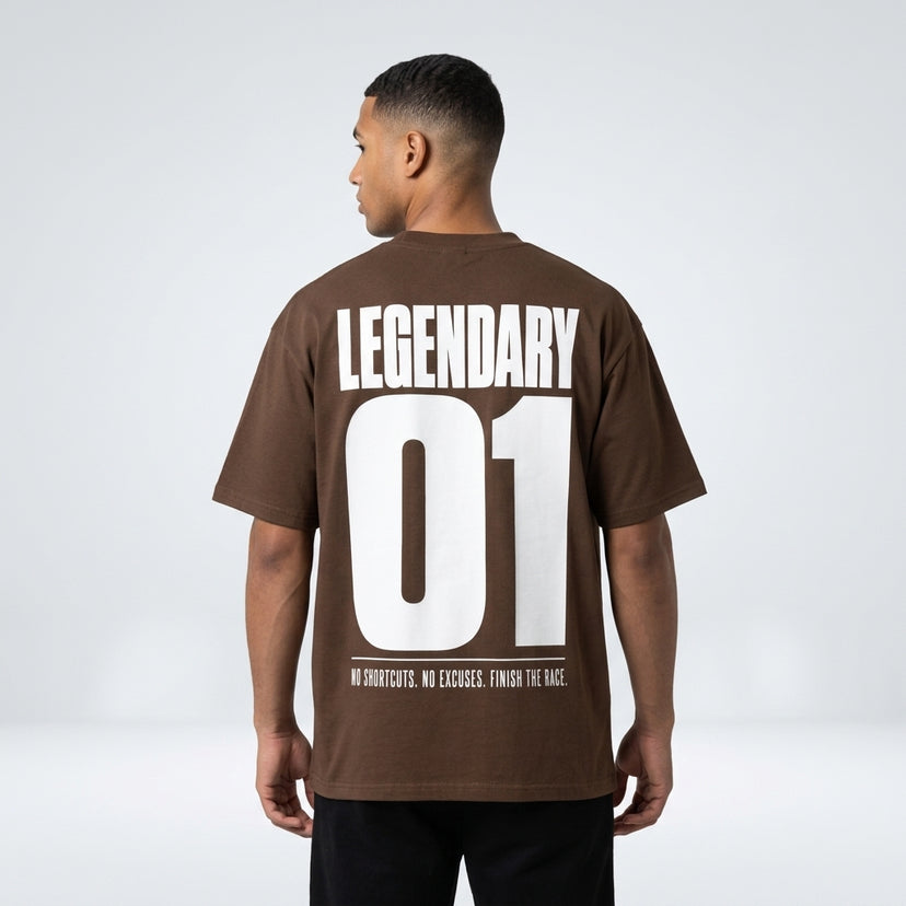 Legendary 01 Boxy T-Shirt | 280GSM — Apparel & Accessories > Clothing > Shirts & Tops Detail View 12 | Legendary Branding