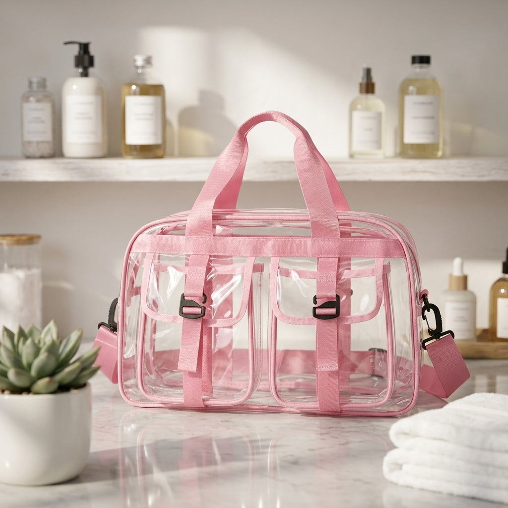 Large Capacity Clear PVC Stadium Travel Bag