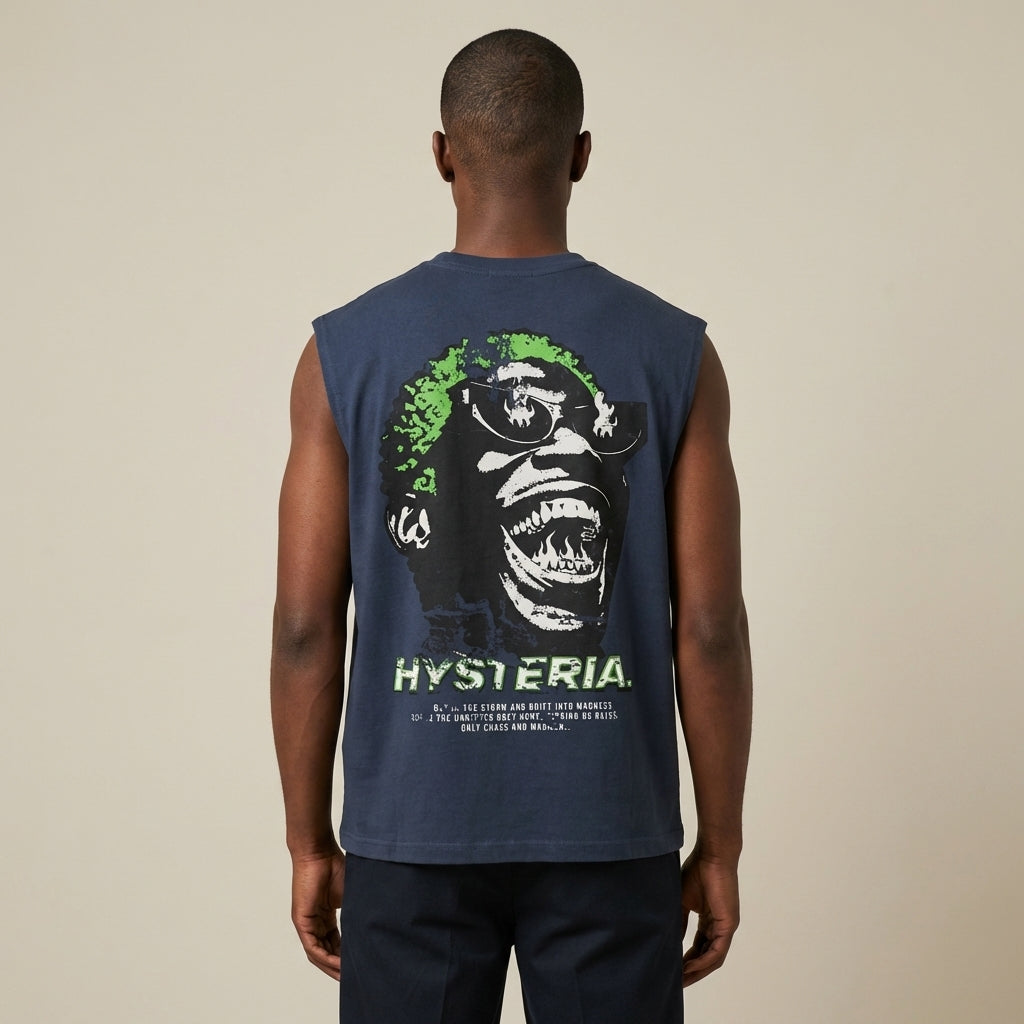 Hysteria Cropped Boxy Tank Top - Legendary Branding