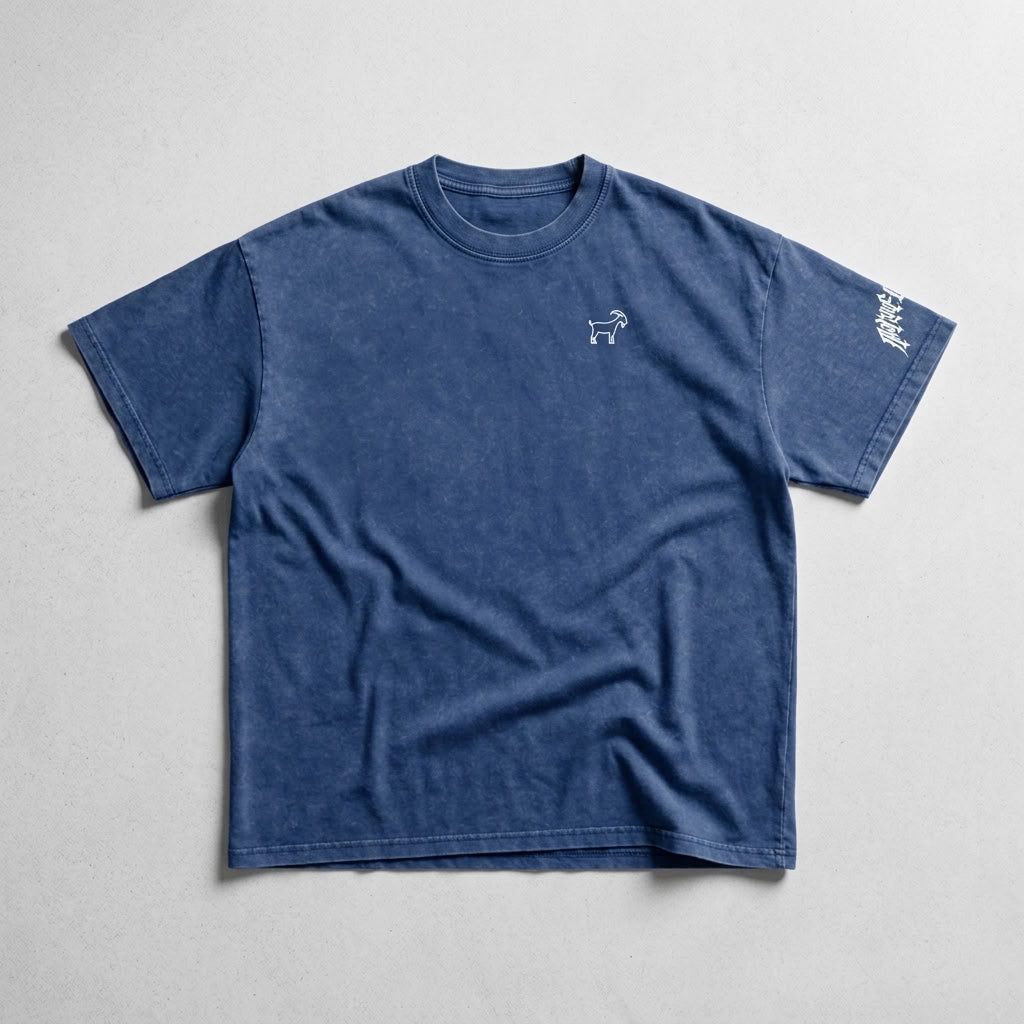 Marque Légendaire Snow Wash Oversized T-Shirt | 250GSM — Apparel & Accessories > Clothing > Shirts & Tops Detail View 15 | Legendary Branding