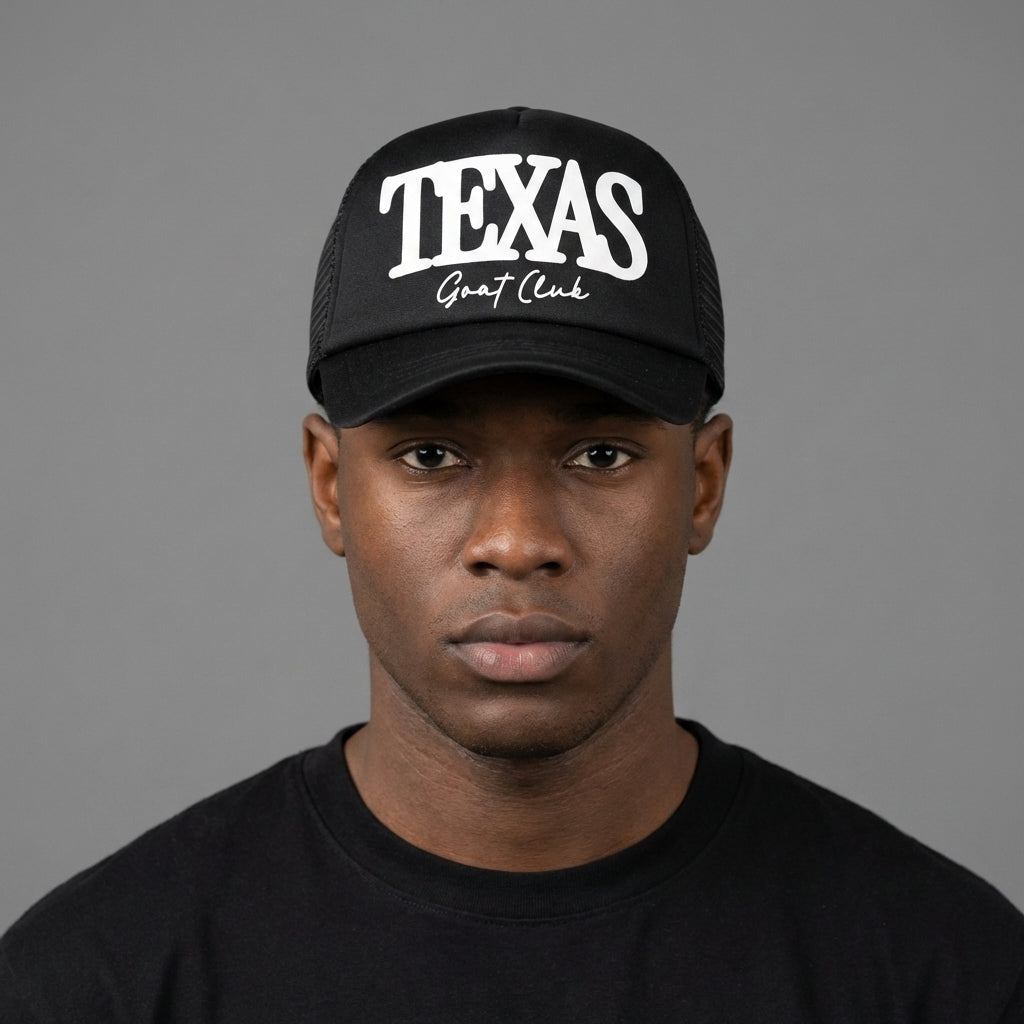 GOAT Club Texas Trucker Hat - Legendary Branding
