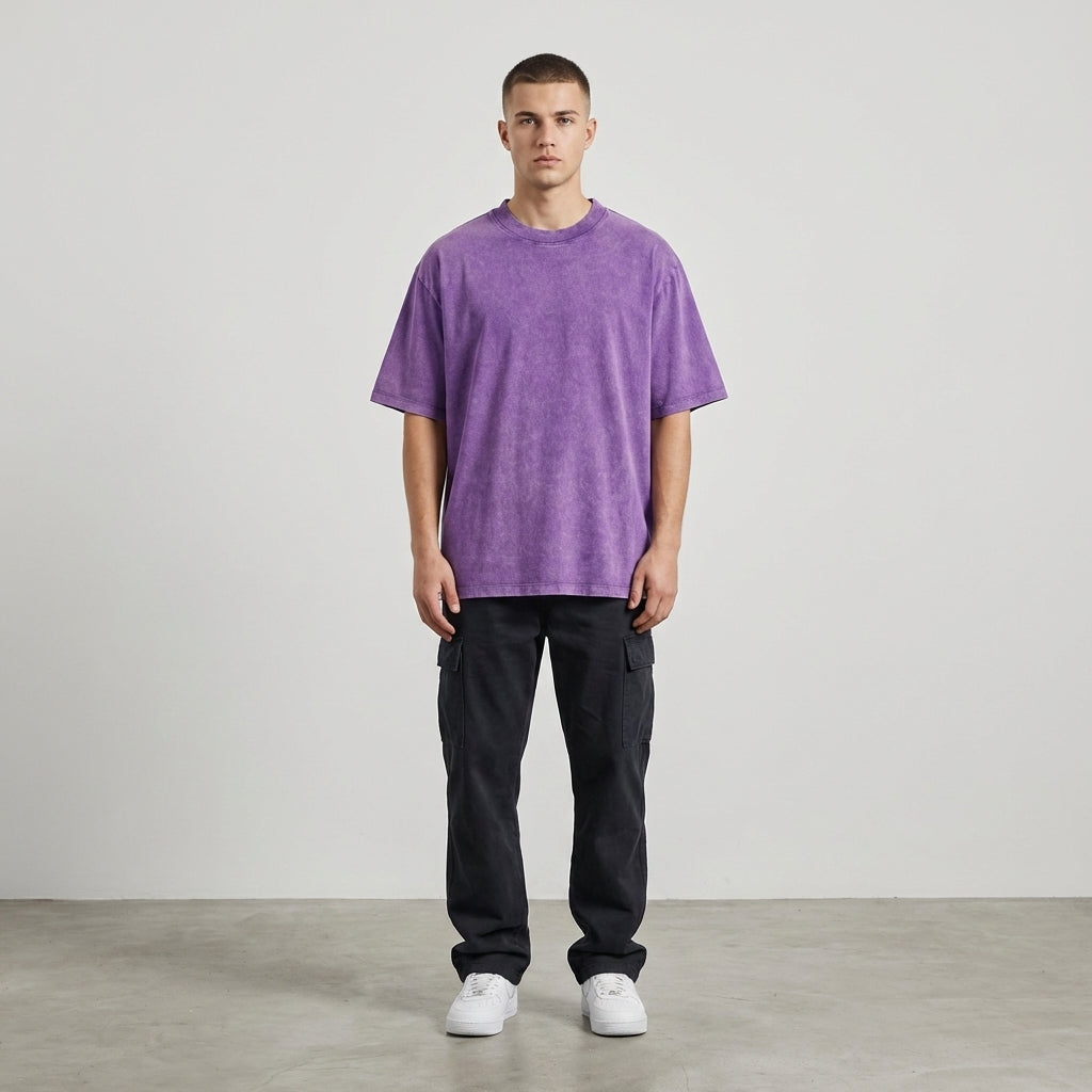 Blank Snow Wash GOAT T-Shirt - Legendary Branding
