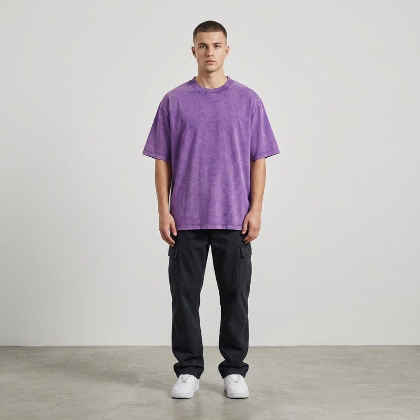 Blank Snow Wash GOAT T-Shirt - Legendary Branding
