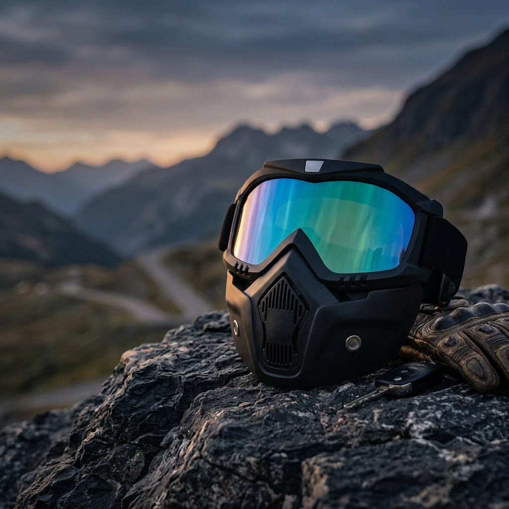 Dustproof Motocross Goggles | Adjustable Full Face Off‑Road Mask