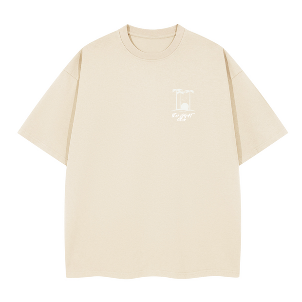 The GOAT Club “SUMMER TRENDS” Boxy T-Shirt – 280 GSM Cotton, Oversized Fit, Legendary Branding®