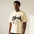 Marque Légendaire Drip Graphic Oversized T-Shirt | 300GSM — Apparel & Accessories > Clothing > Shirts & Tops Detail View 5 | Legendary Branding