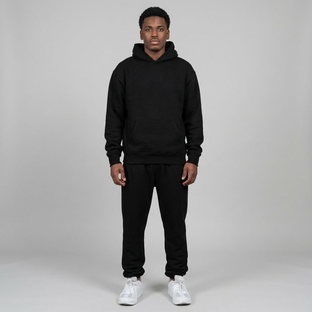 Oversized Lined Hoodie and Jogger Set - Legendary Branding